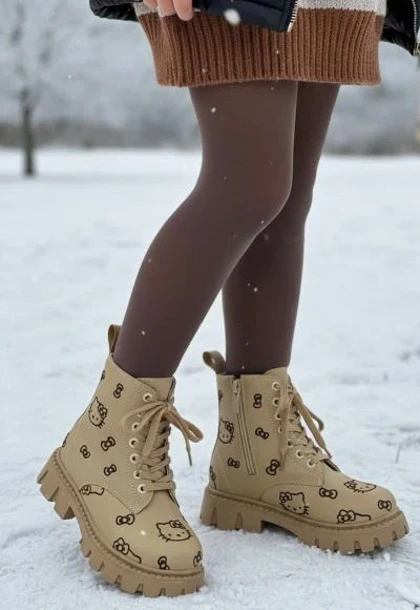 خرید پوتین بچه گانه مدل کیتی شیک و باکیفیت