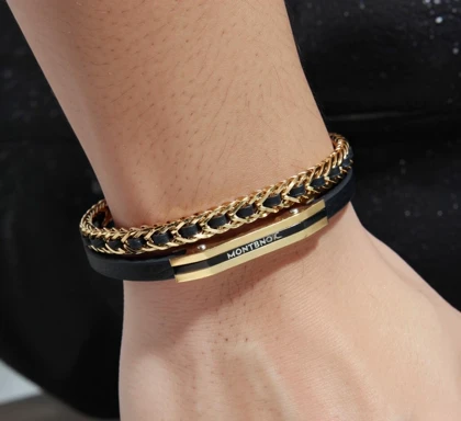 دستبند اسپرت مدل زنجیریMONTBLANC