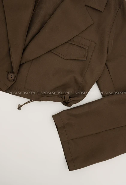 ست کراپ کت دامن کج راه کد1005530