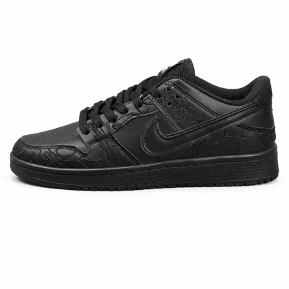 کتانی مردانه مدل نایک جردن گلدوزی مشکی Nike Jordan