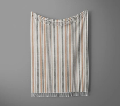 شال مبل ریش دار sofa shawl 142