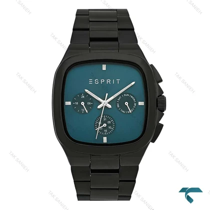 ساعت مردانه اسپریت فول مشکی سه موتور صفحه فیلی Esprit-8206-G
