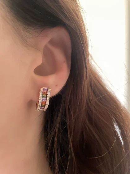 گوشواره مولتی کالر ژوپینگ