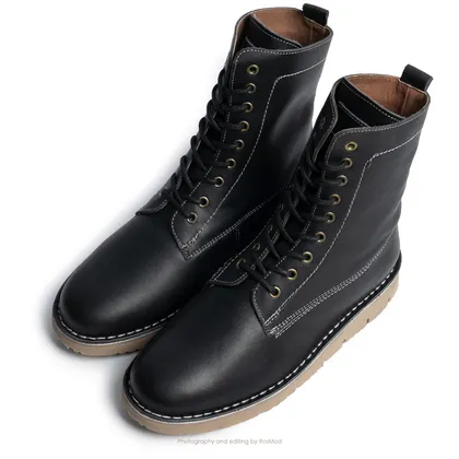 بوت پارتیزان گازولین مشکی شبرو - GAAZOLIN Partisan Boots Night Ranger W