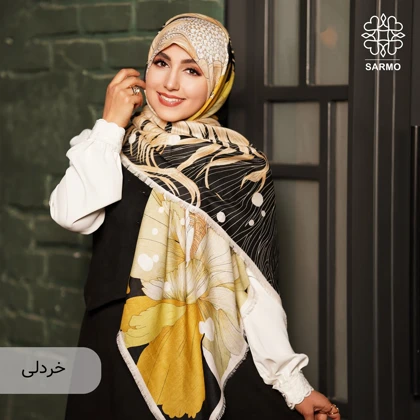 روسری نخ پنبه ماهی