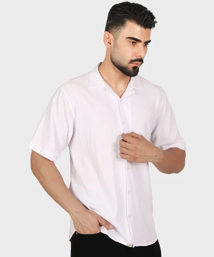 پیراهن لش مردانه یقه انگلیسی و کنفی 4033