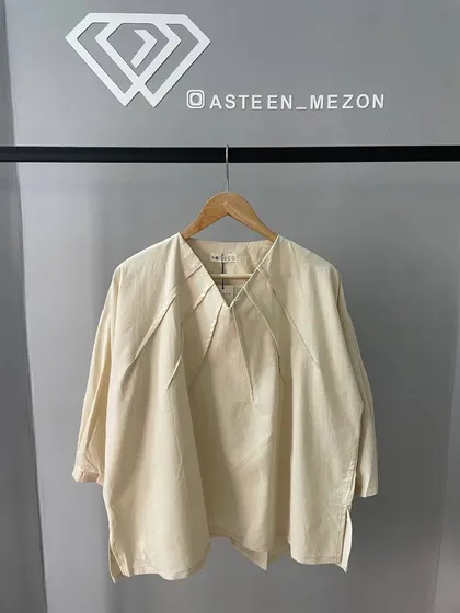 شومیز کیمونو لینن(رگه دوزی)