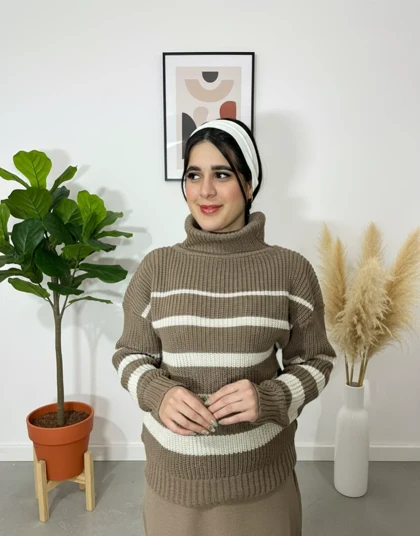 بافت یقه شل باران