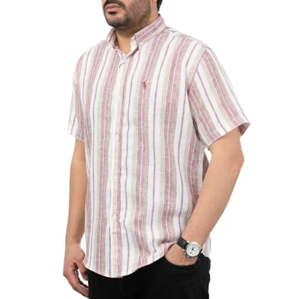 پیراهن آستین کوتاه کنفی مردانه تن کوک مدل 1211105