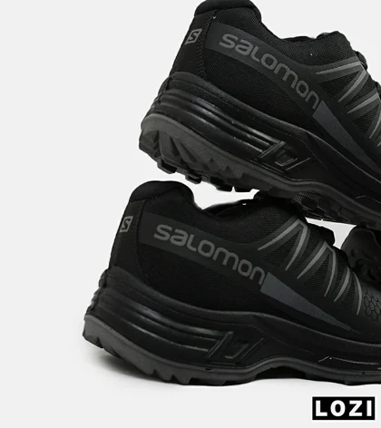کفش کتانی کوهنوردی مردانه و زنانه مشکی طوسی Salomon Speedcross 5 Trail