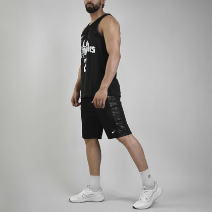 ست رکابی و شلوارک ورزشی مردانه لس آنجلس مدل PY-Nike-4C0468 مشکی