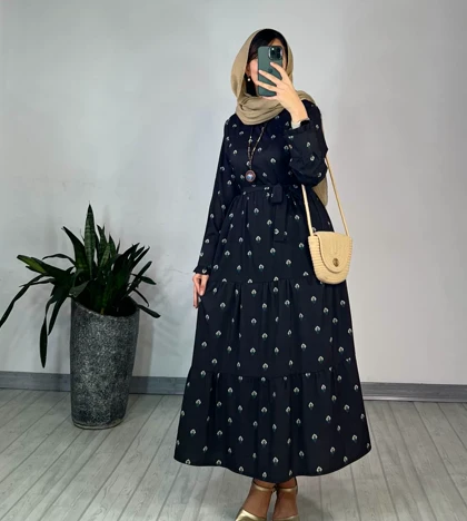 پیراهن مانتویی لاله 1