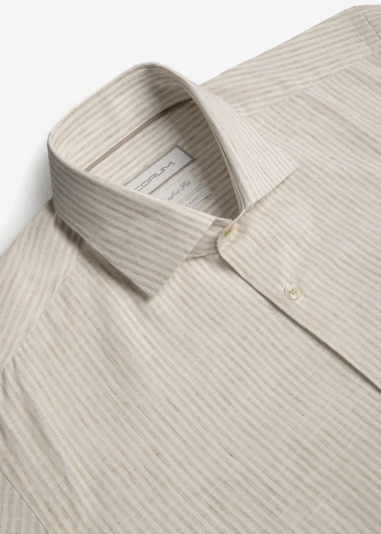 پیراهن راه راه لینن 2610104