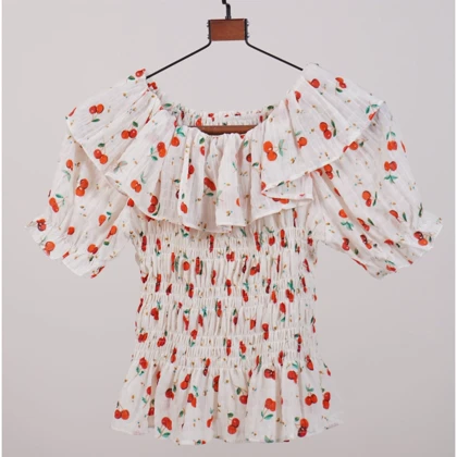 شومیز کراپ یقه کش