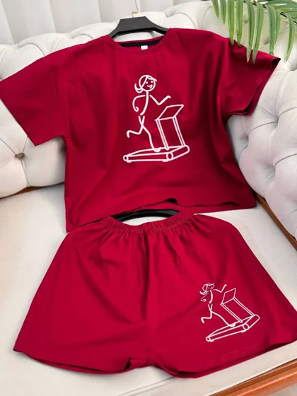 کراپ شورتک پنبه 3119