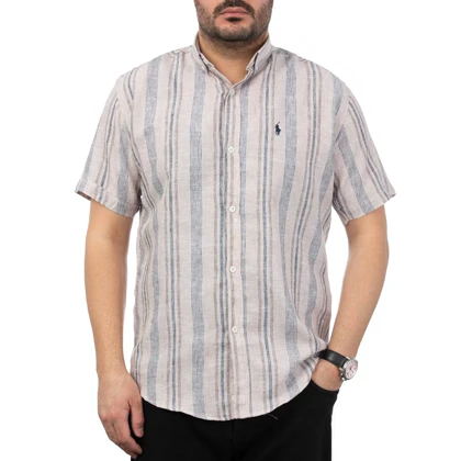 پیراهن آستین کوتاه کنفی مردانه تن کوک مدل 12111017