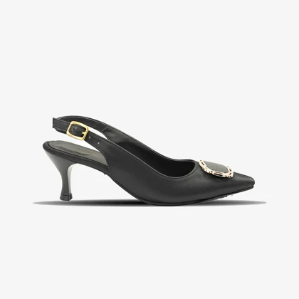 کفش مجلسی زنانه پاشنه‌دار 5 سانت مدل 400946 _ sandal valentino