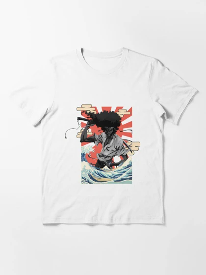 تیشرت لانگ انیمه AFRO SAMURAI افرو سامورایی Afro Samurai #c70 کد 186391
