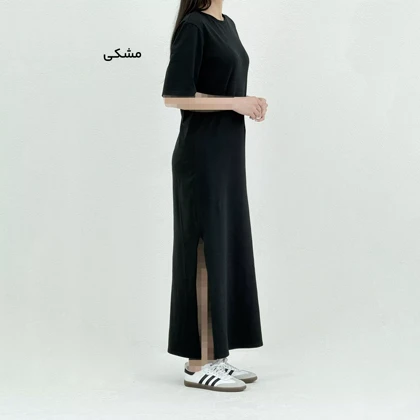 پیراهن بلند زنانه یقه گرد H&M