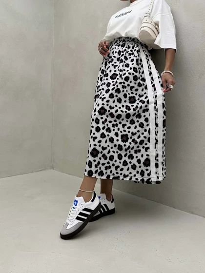 دامن LEOPARD بغل خط