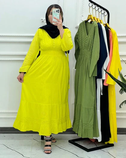ساحلی سلن آستین بلند هندی 824
