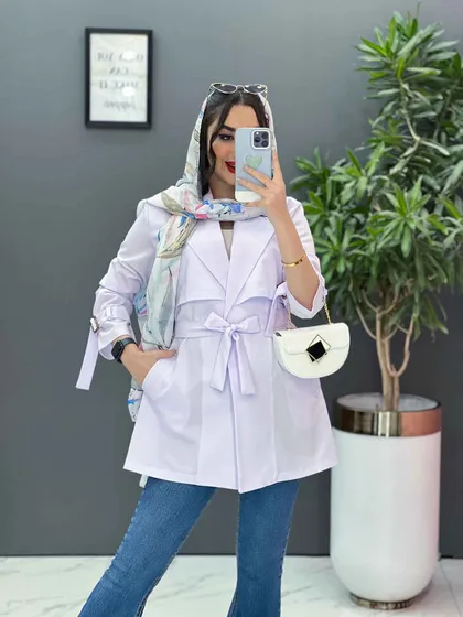 مانتو بالاژیله آستین سگک