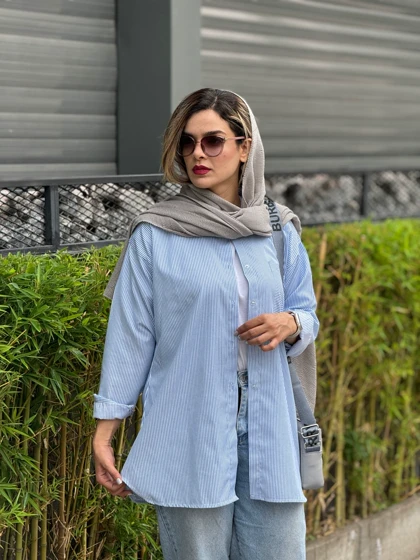 مانتو شومیزی ترندی قد 80