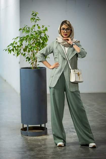 مانتو کنفی طرحدار مهگل