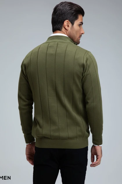 بافت مردانه نیم زیپ دیپلمات