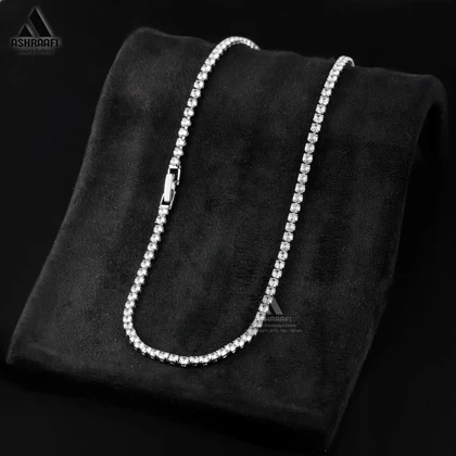 گردنبند تنیسی ظریف Tennis Necklace-S2