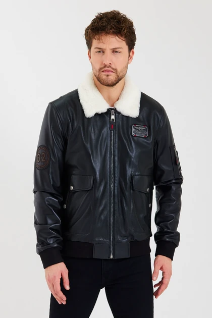 کت و کاپشن مردانه nero-leather-fur nero-leather-fur