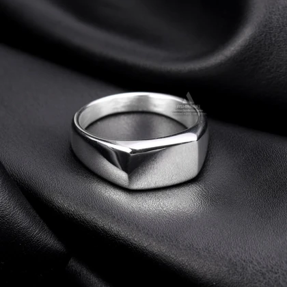 انگشتر مردانه ساده Minimalist Ring S2