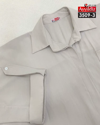 شومیز/ مانتو زنانه سایز بزرگ کد 3509