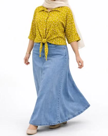 شومیز گره‌ای پفکی دخترانه 7378