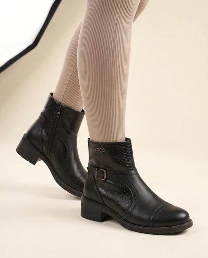 کفش نیم بوت زنانه هشتگ اکو مدل NB-8862
