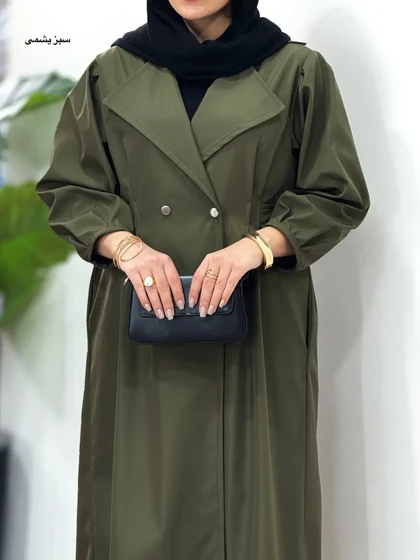 بارانی بلند ضد آب سمن