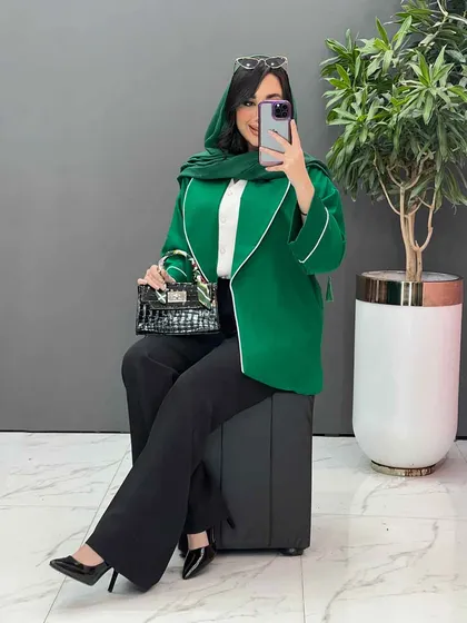 مانتو کتان لمه بغل چاک