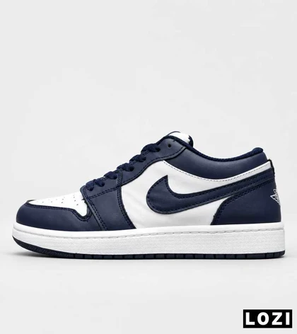 جردن 1 مدل 9618 سفید سرمه‌ای، شیک و متفاوت