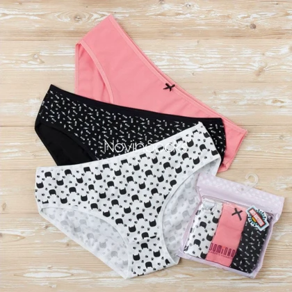 پک شورت طرح ماهی و گربه ( سایز بزرگ)