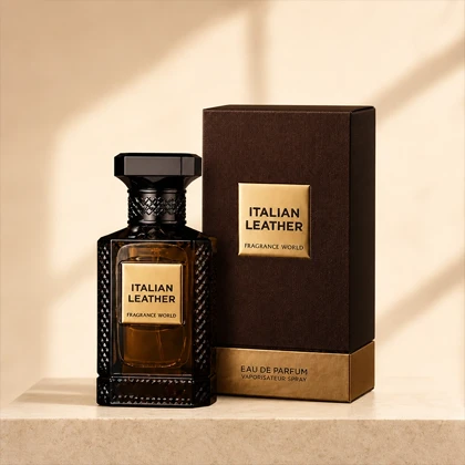 عطر فراگرنس ورد ایتالین لدر Fragrance World Italian Leather Eau de Parfum
