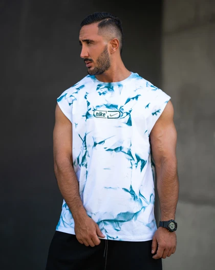 رکابی ورزشی وست NIKE فری سایز آبی