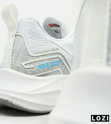 کفش کتانی مردانه و زنانه سفید Nike air zoom مدل 4326