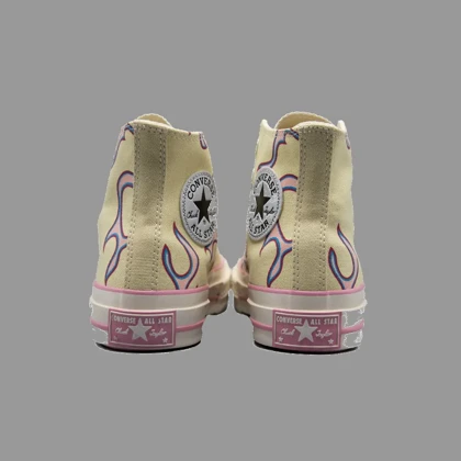 کانورس گلف زرد ساق‌دار Converse Golf le Fleur Yellow Flame