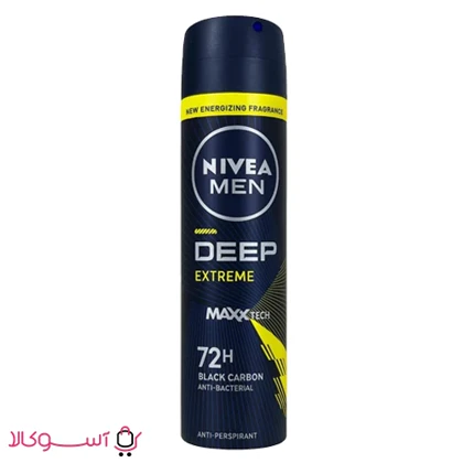 اسپری ضدتعریق مردانه نیوآ مدل Deep Extreme حجم 150 میل