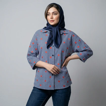 شومیز زنانه قلبی