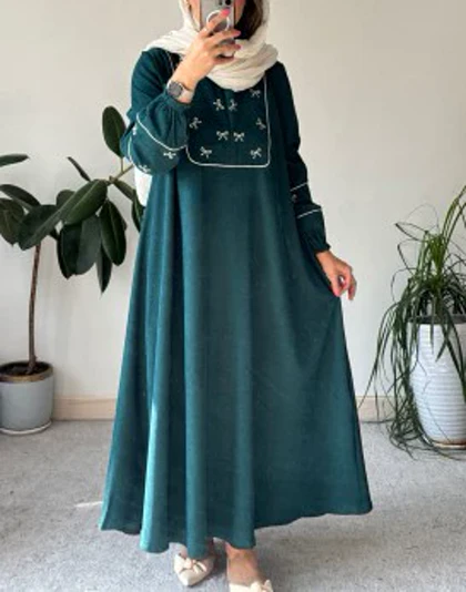 مانتو عبایی پاپیون 1