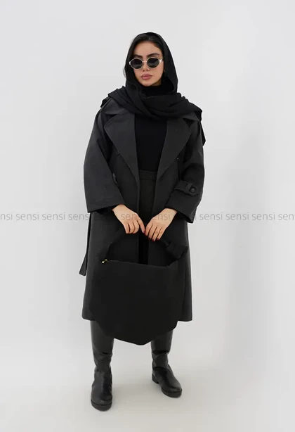 پالتو فوتر جیر اور داخل آستر دار کد1004774