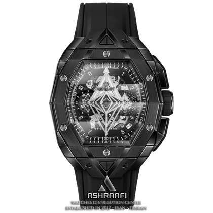 ساعت مردانه هابلوت Hublot Big Bang Sang Bleu King Black