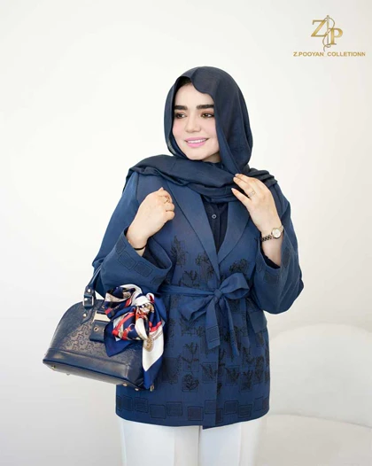 کت تک زنانه ژاکارد خنک ماندا