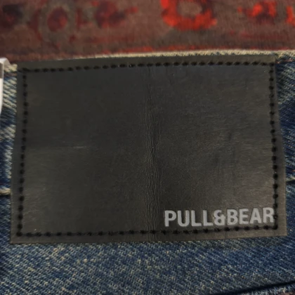 شلوار جین نیم بگ pull & bear بدون جنسیت کد 390